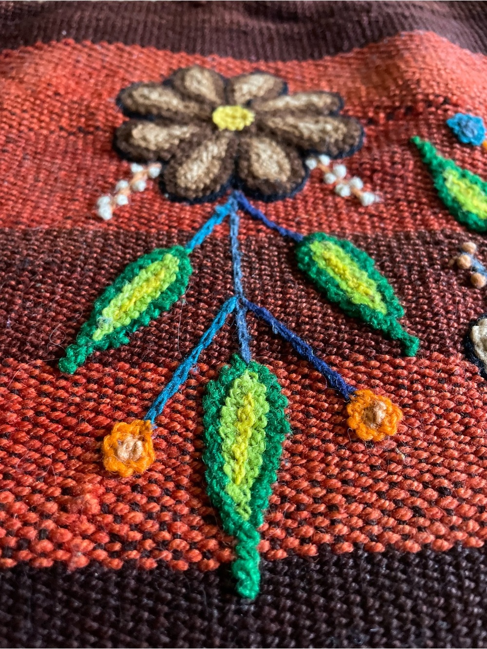 Vintage Handmade floral tote bag - Picture 8 of 13